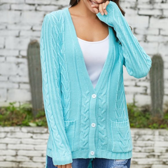 Cable Sweater Cardigan - Picture 1 of 5